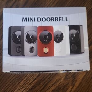 New In Box Mini Doorbell Camara In Shiney Black